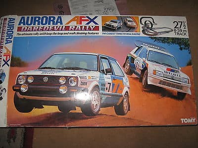 aurora  afx slot car set