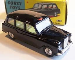 Austin London Black Cab Taxi by Corgi