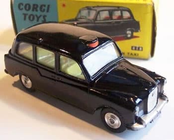 Austin London Black Cab Taxi by Corgi