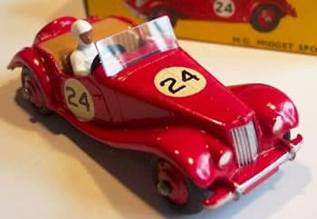 MG Midget Sports Car by Dinky Toys