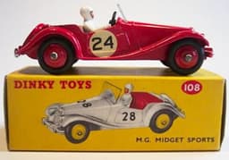 MG Midget Sports Car by Dinky Toys