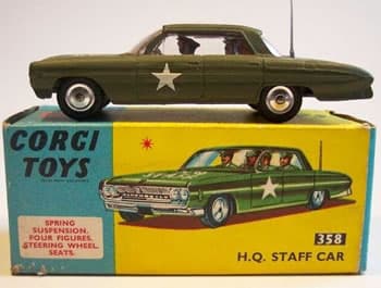 U.S. Army HQ Oldsmobile Staff Car by Corgi