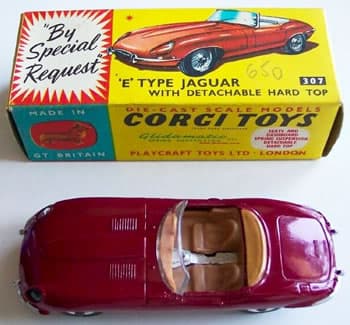 E-Type Jaguar Hard Top by Corgi Toys