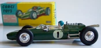 Lotus Climax Formula 1 Grand Prix Racing Car by Corgi Toys