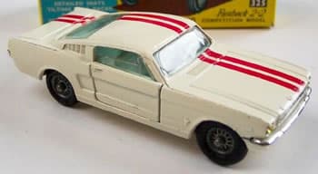 Ford Mustang Fastback 2+2 Racing Car Competition Model by Corgi Toys