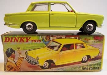 Ford Cortina Saloon Car by Dinky Toys