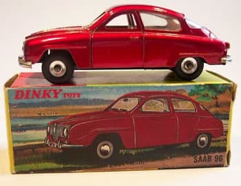 Saab 96 Saloon Car by Dinky Toys