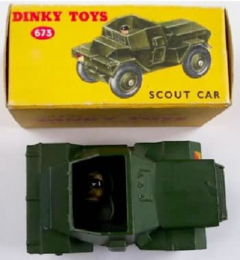 Army Scout Car by Dinky Toys