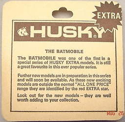 Batmobile by Husky ref1202