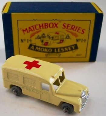 Daimler Ambulance by Matchbox Moko Lesney