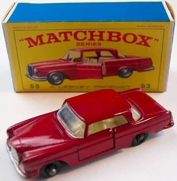 Mercedes Benz 220 SE Coupe by Matchbox Lesney