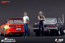 1/18 Fast & Furious Paul Walker Vin Diesel VERY RARE!!! figures for1:18 Autoart