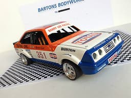 1 18 Sunstar Mk2 Escort Rs 2000 Barry Lee 1980 spedeworth hotrod oval Modified
