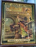 1880 Antq McLoughlin Cinderella Aunt Louisa’s WOOD Cube PUZZLE Box Boys & Girls