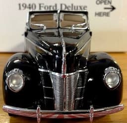 1940 Ford Deluxe Convertible NEW in BOX w/Paperwork by Danbury Mint