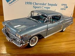 1958 Chevrolet IMPALA Sport Coupe NEW in BOX w/Paperwork by Danbury Mint