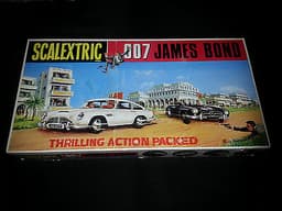 1960\'s Scalextric-JAMES BOND 007 SCALEXTRIC RACE SET ORIGINAL BOX-Ship Worldwide