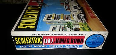 1960\'s Scalextric-JAMES BOND 007 SCALEXTRIC RACE SET ORIGINAL BOX-Ship Worldwide