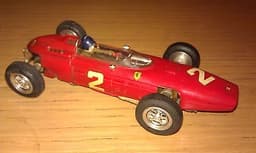1960s FERRARI Prova Mod Rare Vintage Slot Car Tri-ang Scalextric Racing Metal