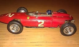 1960s FERRARI Prova Mod Rare Vintage Slot Car Tri-ang Scalextric Racing Metal