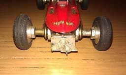 1960s FERRARI Prova Mod Rare Vintage Slot Car Tri-ang Scalextric Racing Metal