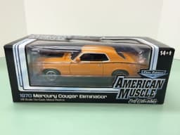 1970 MERCURY COUGAR ELIMINATOR 1:18 ELITE EDITION AMERICAN MUSCLE BY ERTL RARE!