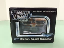 1970 MERCURY COUGAR ELIMINATOR 1:18 ELITE EDITION AMERICAN MUSCLE BY ERTL RARE!