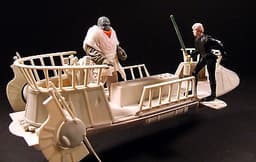 1999 Star Wars Prototype First Shot Hasbro Tatooine Skiff w/ Figures