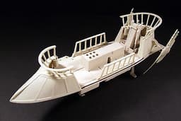 1999 Star Wars Prototype First Shot Hasbro Tatooine Skiff w/ Figures