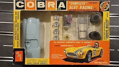 AMT Vintage NOS Cobra Slot Car kit.9002-600 MIB Sold in 1965 Super nice example