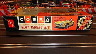 AMT Vintage NOS Cobra Slot Car kit.9002-600 MIB Sold in 1965 Super nice example