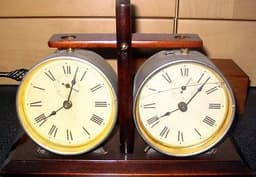 Antique chess clock british chess company
