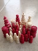 Antique Chess Set Anglo Indian C1870