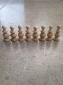 Antique Chess Set Anglo Indian C1870