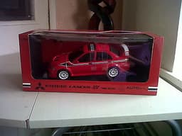 AUTOart MITSUBISHI LANCER EVO VI TOMMI MAKINEN EDI RED ROAD CAR SCALE 1:18