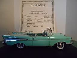 Danbury Mint 1:24 scale 1957 Chevrolet Bel Air Convertible