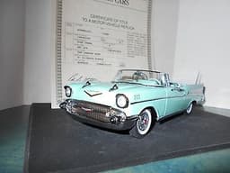 Danbury Mint 1:24 scale 1957 Chevrolet Bel Air Convertible
