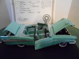 Danbury Mint 1:24 scale 1957 Chevrolet Bel Air Convertible