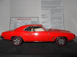 Danbury Mint 1:24 scale 1969 Pontiac Firebird 400 40th Anniversary Edition