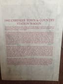 Danbury Mint Chrysler Town & Country 1942