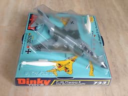 Dinky Toys 733 F-4k Phantom II Der Bundesluftwaffe, German, Mint, Very Rare