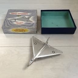 DINKY TOYS # 749 / 992 AVRO VULCAN DELTA WING BOMBER + BOX (SUPER RARE) !