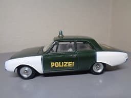 DINKY TOYS FRANCE 551 VINTAGE FORD TAUNUS 17M POLIZEI POLICE CAR VERY RARE NMINT
