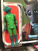 GREEDO AFA 80 ROTJ 77 BACK A UNPUNCHED CLEAR B / 1983 KENNER STAR WARS VINTAGE