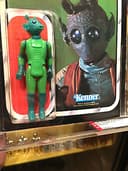 GREEDO AFA 80 ROTJ 77 BACK A UNPUNCHED CLEAR B / 1983 KENNER STAR WARS VINTAGE