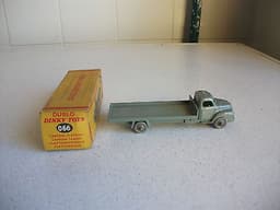 GREY "BEDFORD FLAT TRUCK " COMMERCIAL VEHICLE 066 DUBLO DINKY OO GAUGE (BOXED)