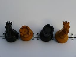 jaques of london staunton chess set -1925-37- broadbent knights original patina