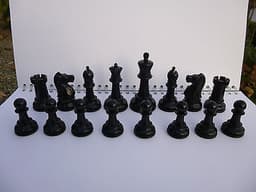 jaques of london staunton chess set -1925-37- broadbent knights original patina