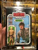 LUKE BESPIN AFA 85 ESB 32 BACK / 85-85-80 CLEAR B/ 1980 KENNER STAR WARS VINTAGE