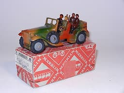 MARKLIN Original 8021/11 Horch Field Car Kubelwagon w/box and soldiers PRE-WAR